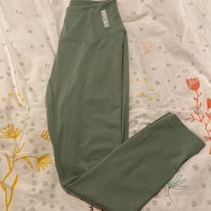 Green Gymshark Leggings 7/8